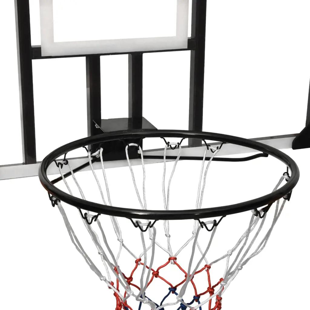 Basketbalbord 106x69x3 cm polycarbonaat transparant (6)