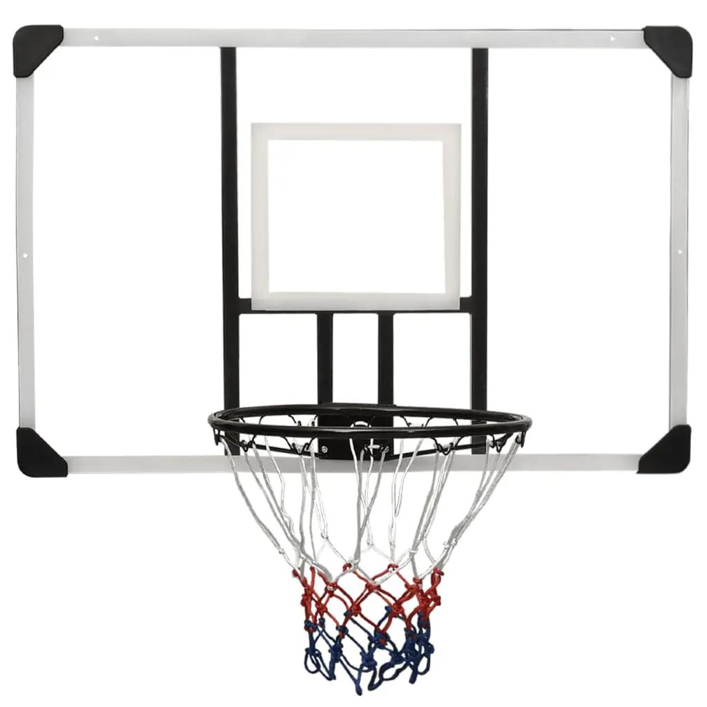 Basketbalbord 106x69x3 cm polycarbonaat transparant (2)