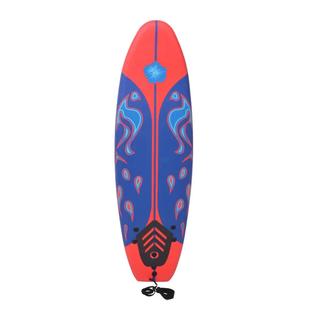 Surfplank 170 cm blauw en rood (3)
