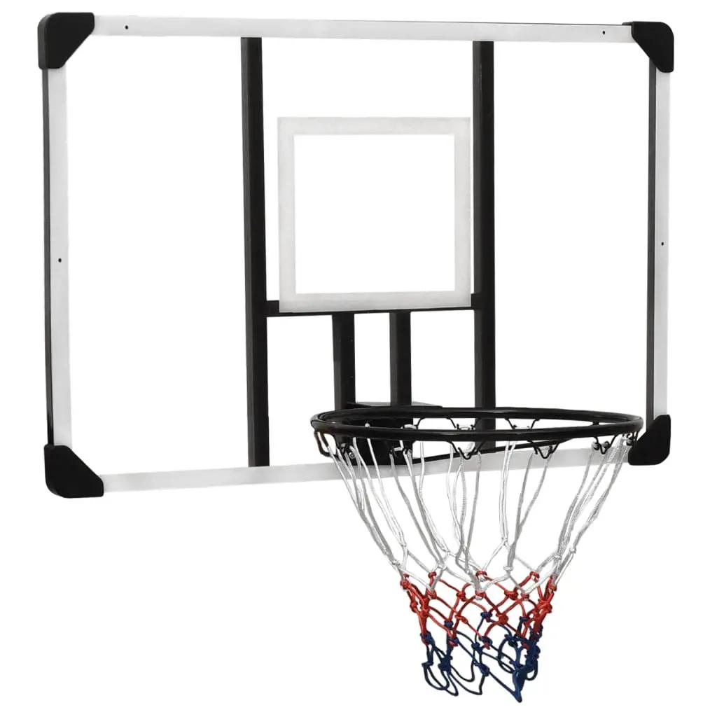 Basketbalbord 106x69x3 cm polycarbonaat transparant (1)