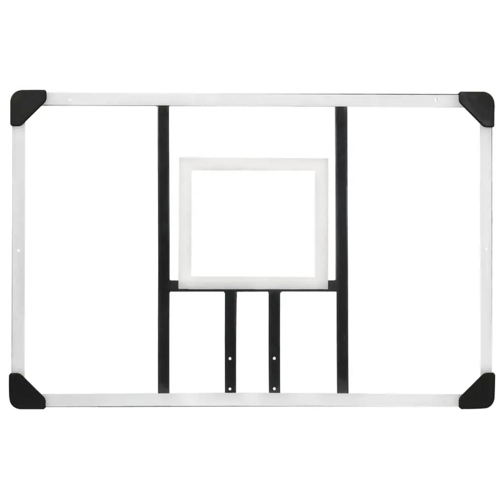 Basketbalbord 106x69x3 cm polycarbonaat transparant (5)