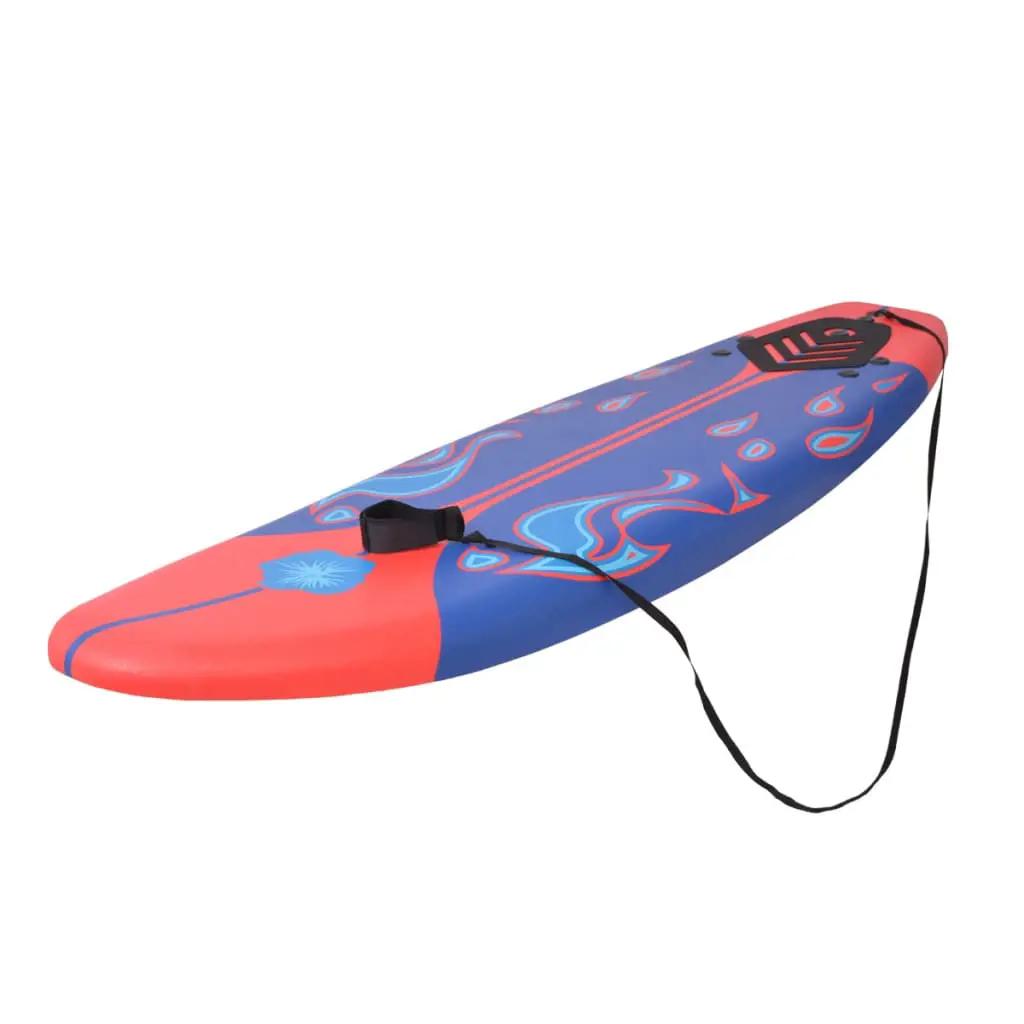 Surfplank 170 cm blauw en rood (2)