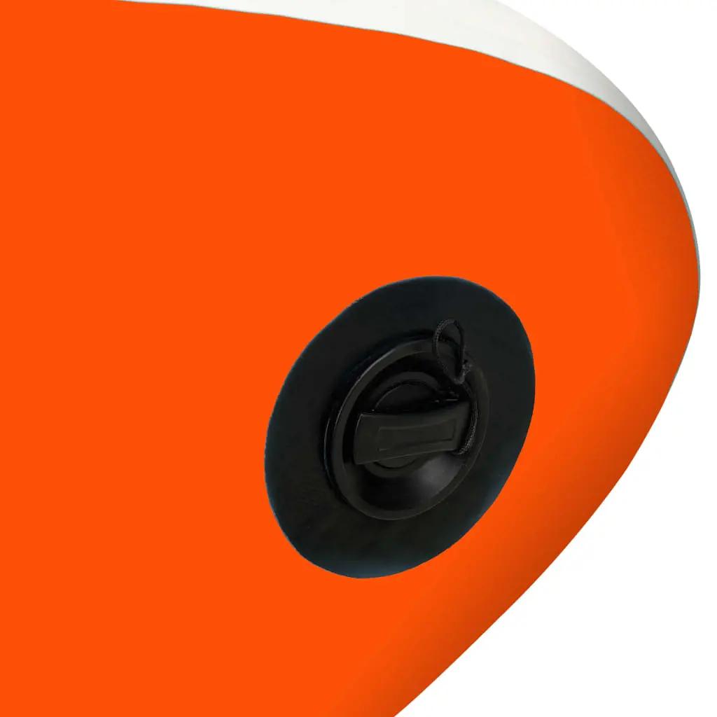 Stand Up Paddleboardset opblaasbaar 305x76x15 cm oranje (7)