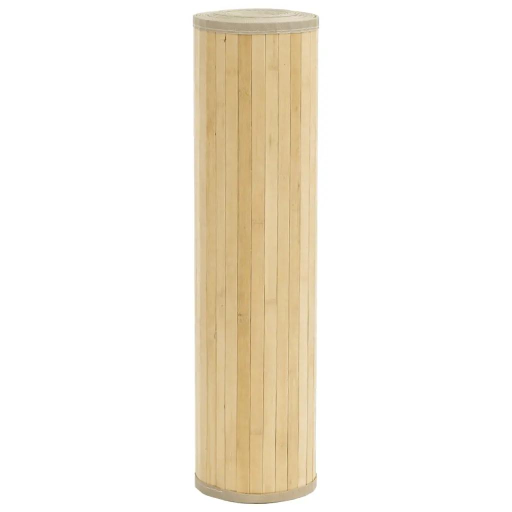 Vloerkleed rechthoekig 80x200 cm bamboe lichtnaturel (3)
