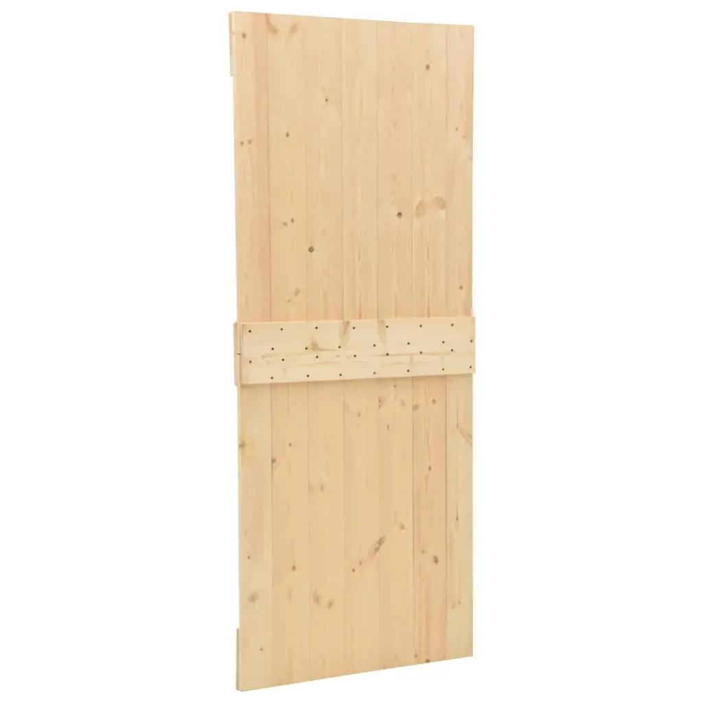 Schuifdeur met beslag 100x210 cm massief grenenhout (5)