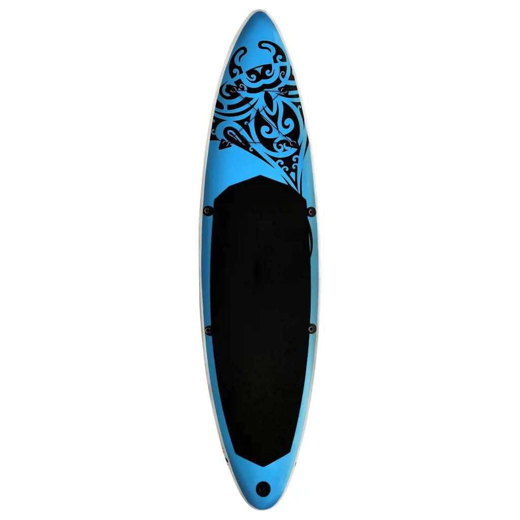 Stand Up Paddleboardset opblaasbaar 366x76x15 cm blauw (4)