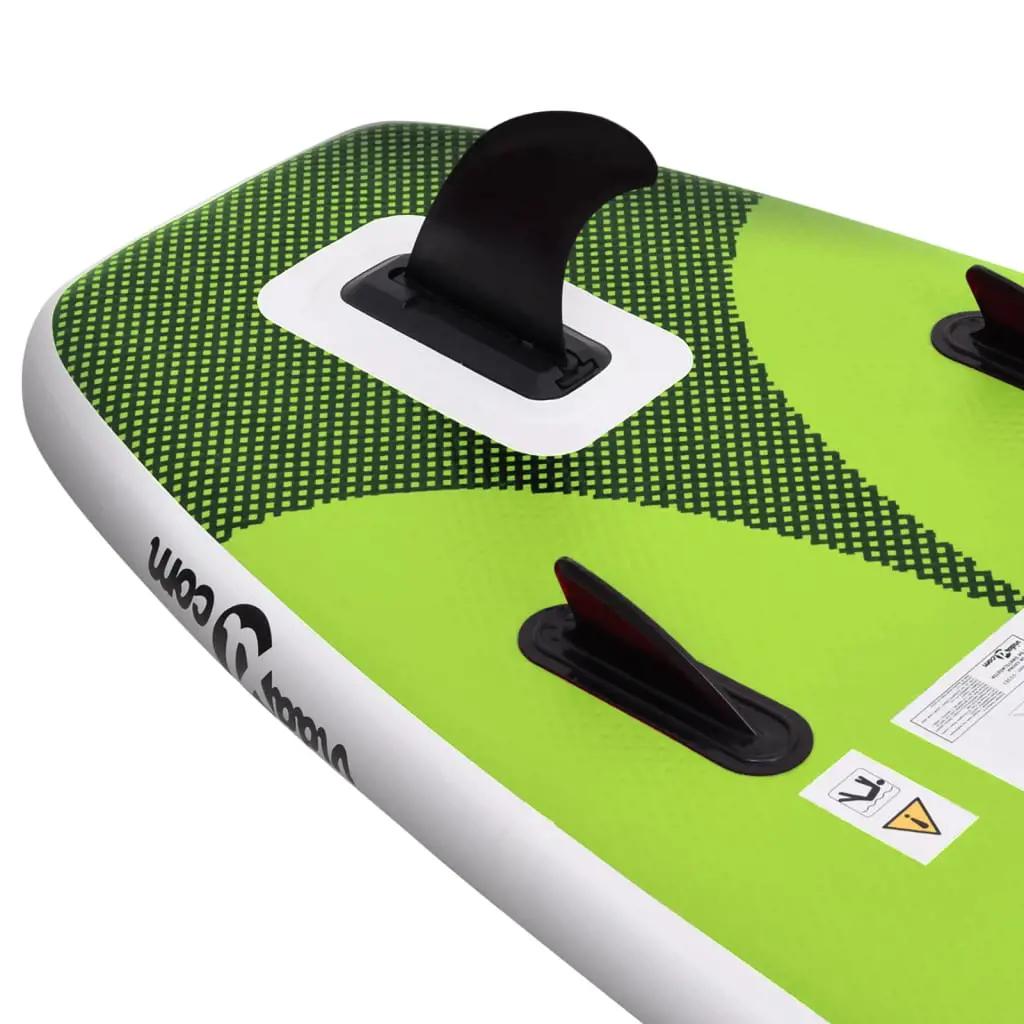 Stand Up Paddleboardset opblaasbaar 360x81x10 cm groen (6)