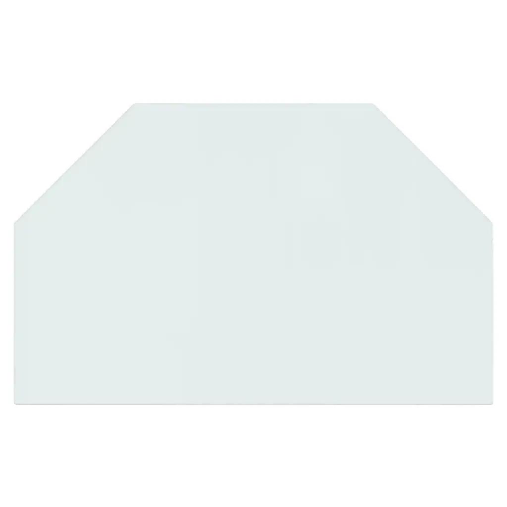 Glasplaat openhaard zeshoekig 80x50 cm (4)