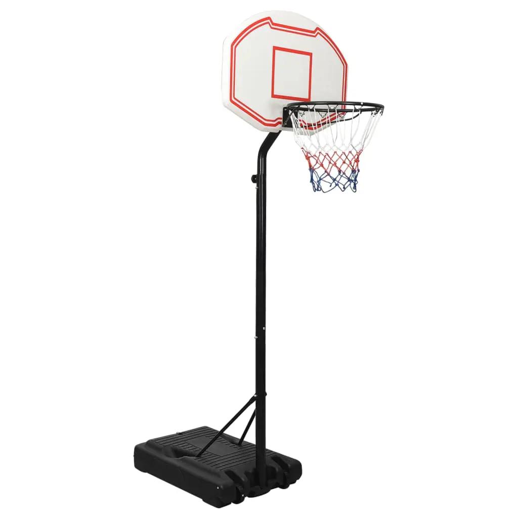 Basketbalstandaard 237-307 cm polyetheen wit (1)