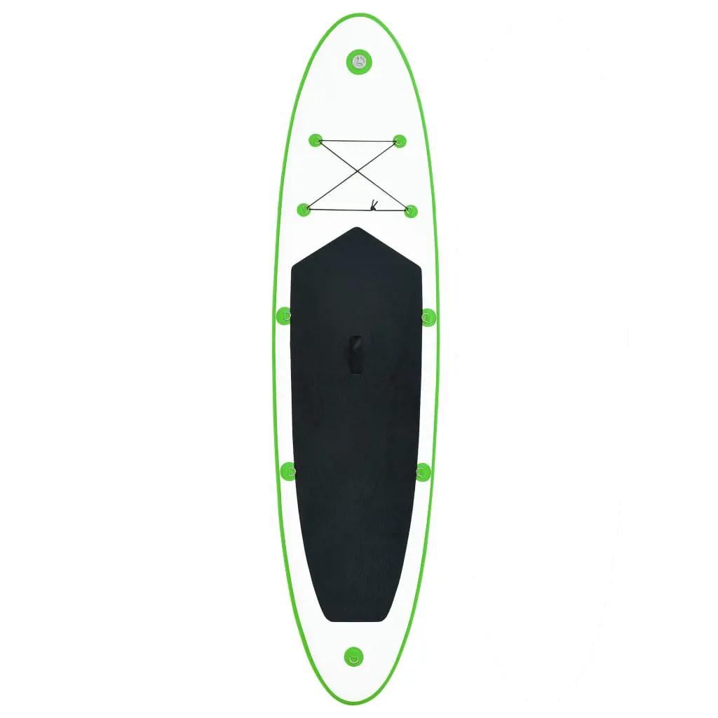 Stand-up paddleboard opblaasbaar groen en wit (3)