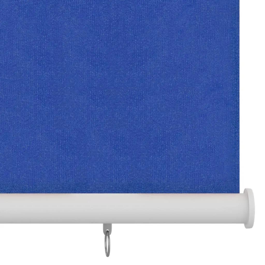 Rolgordijn voor buiten 140x230 cm HDPE blauw (4)