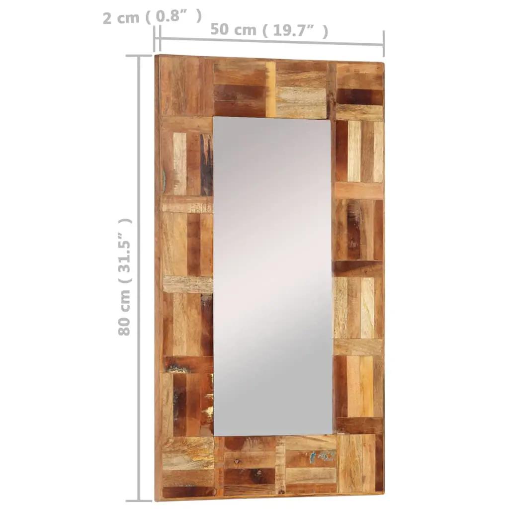 Wandspiegel 50x80 cm massief gerecycled hout (9)