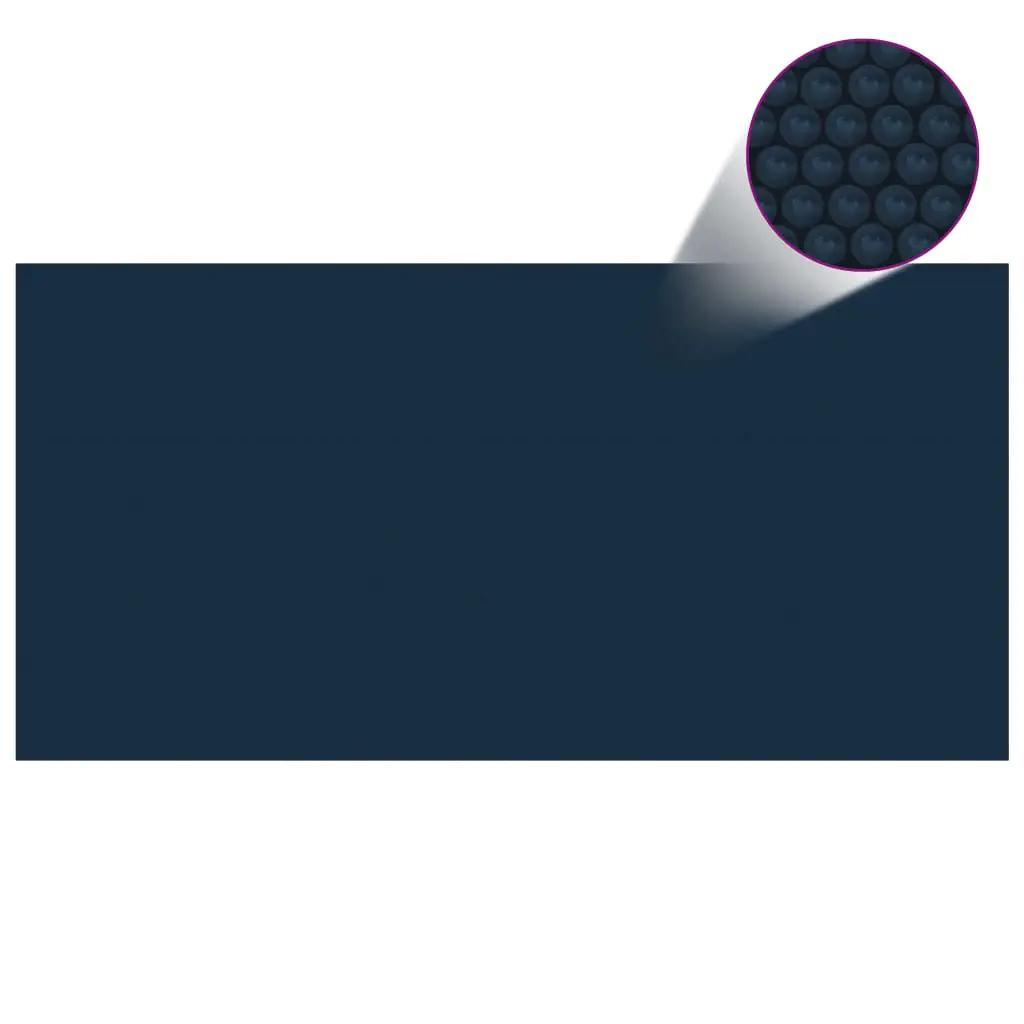 Zwembadfolie solar drijvend 975x488 cm PE zwart en blauw (2)