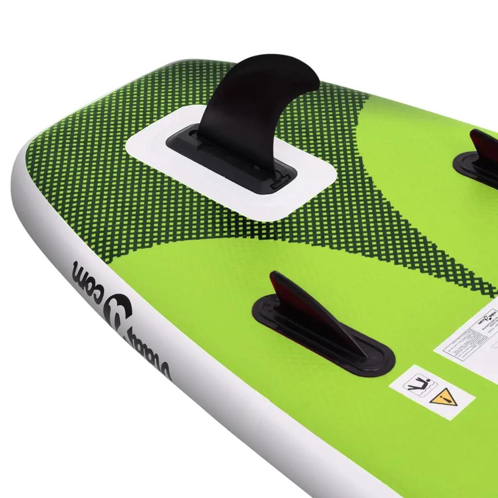 Stand Up Paddleboardset opblaasbaar 330x76x10 cm groen (6)