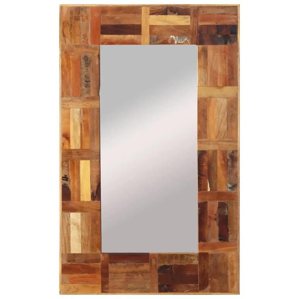 Wandspiegel 50x80 cm massief gerecycled hout (1)