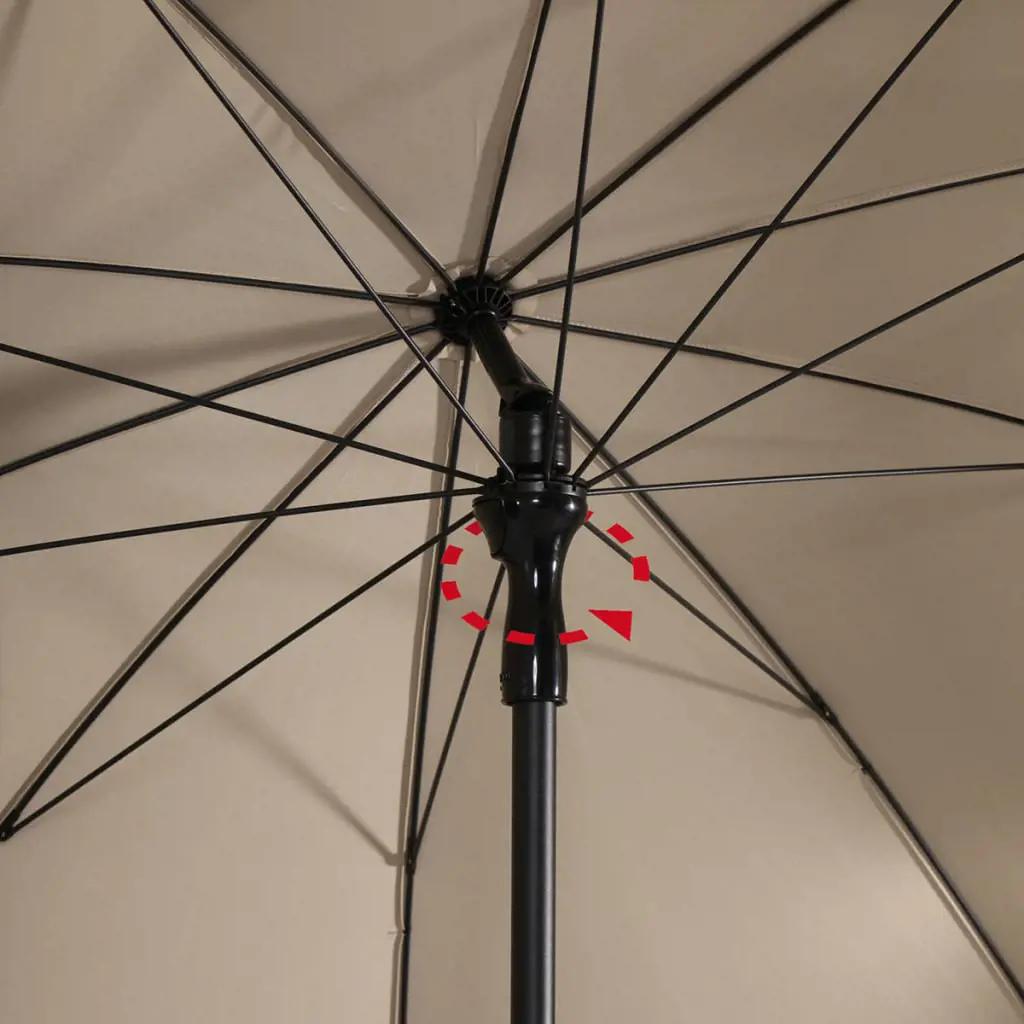 Madison Parasol Patmos Luxe rechthoekig 210x140 cm ecru (2)