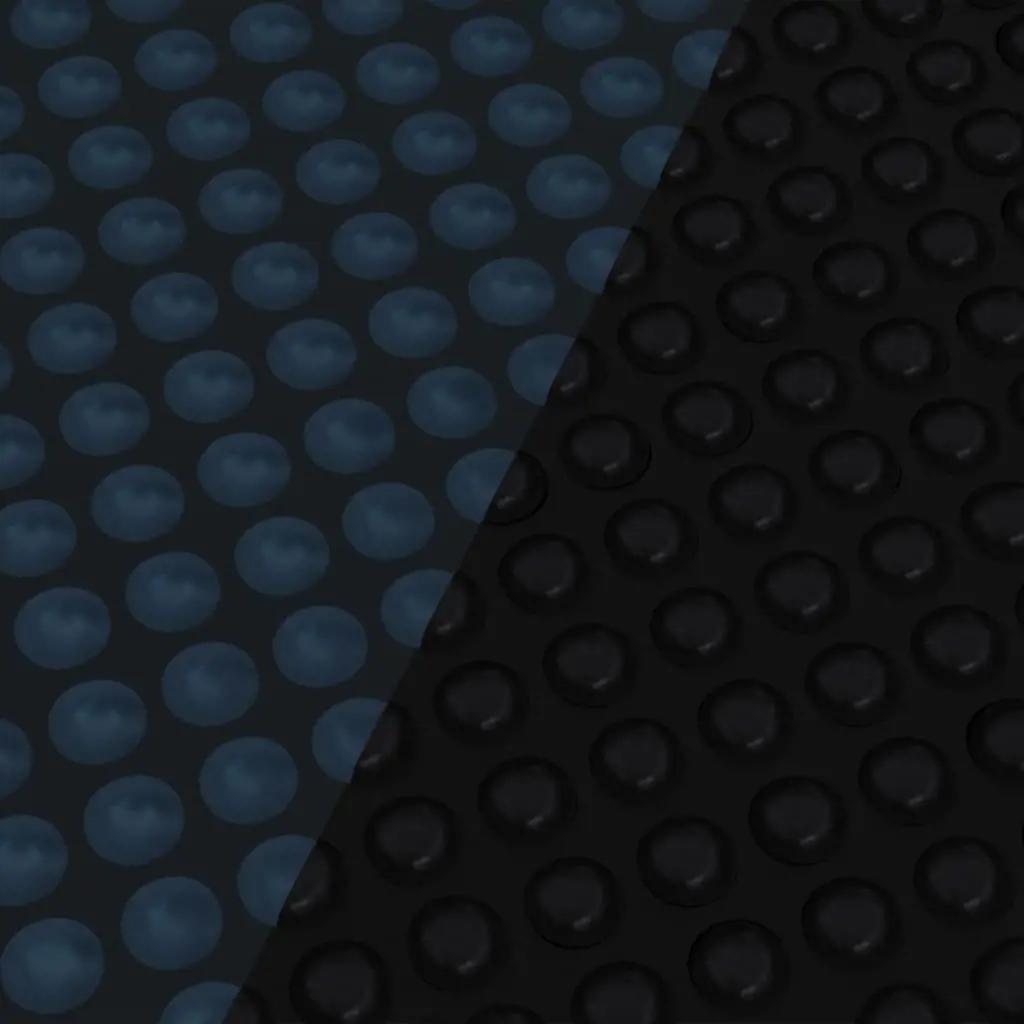 Zwembadfolie solar drijvend 600x400 cm PE zwart en blauw (5)