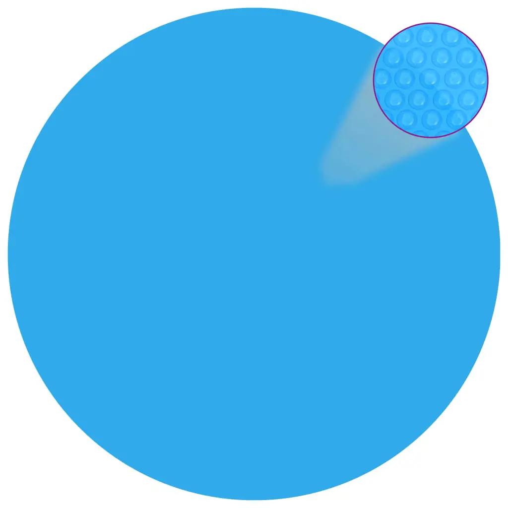 Solar zwembadfolie drijvend rond 300 cm PE blauw (1)