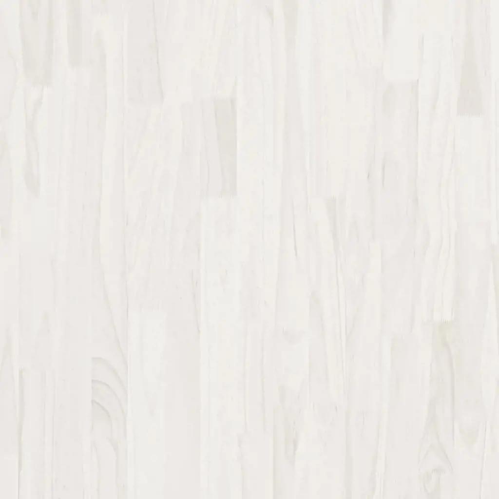 Nachtkastje 60x36x64 cm massief grenenhout wit (8)