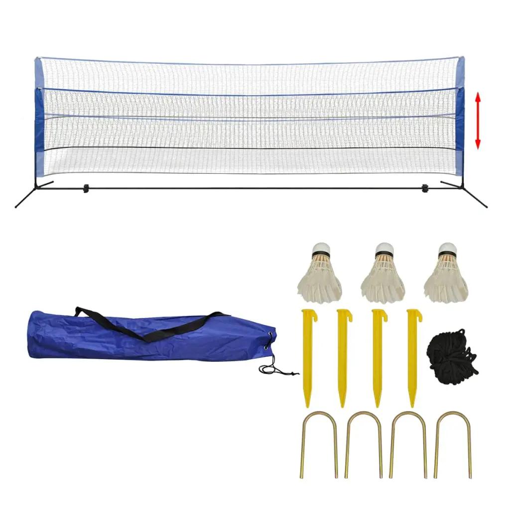 Badminton net met shuttles 500x155 cm (1)