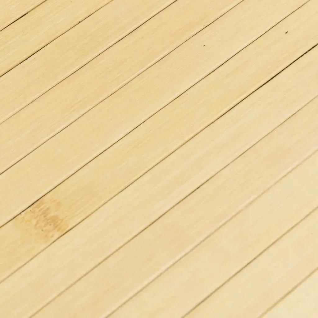 Vloerkleed rechthoekig 70x300 cm bamboe lichtnaturel (7)