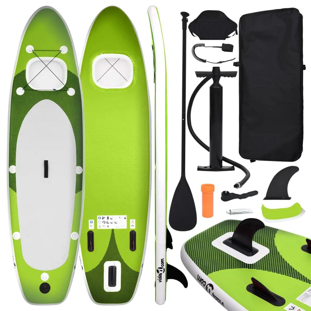 Stand Up Paddleboardset opblaasbaar 360x81x10 cm groen (1)
