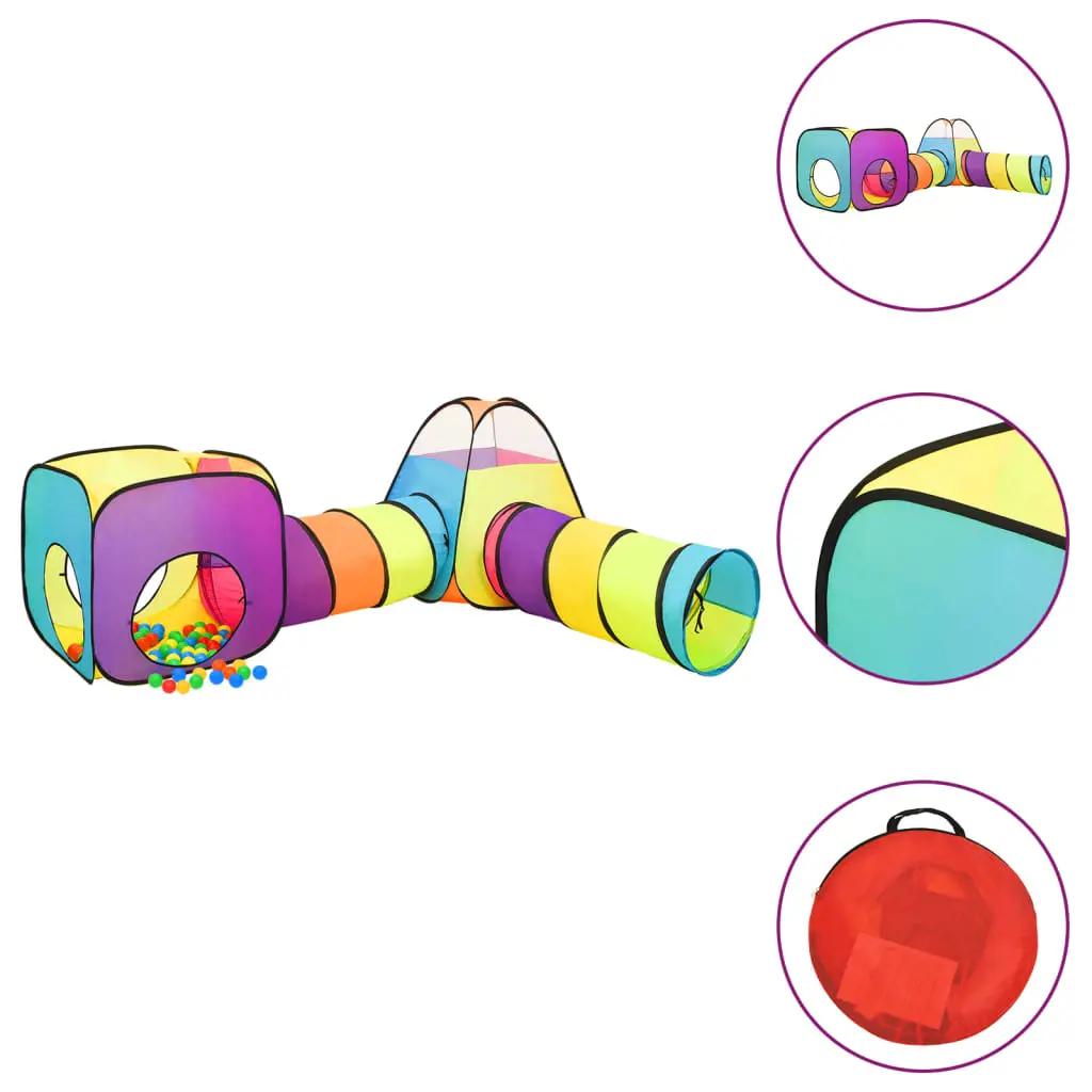 Kinderspeeltent met 250 ballen 190x264x90 cm meerkleurig (1)