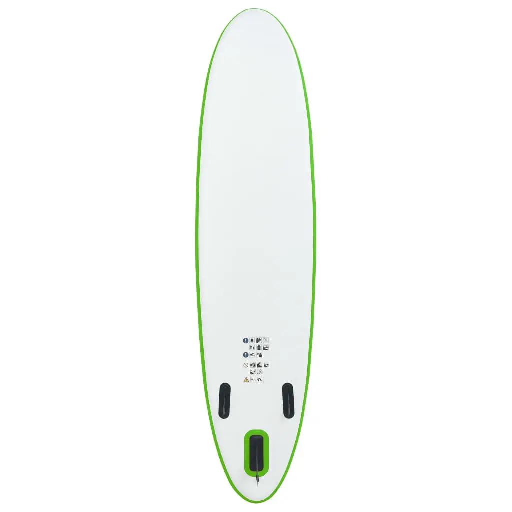 Stand-up paddleboard opblaasbaar groen en wit (4)