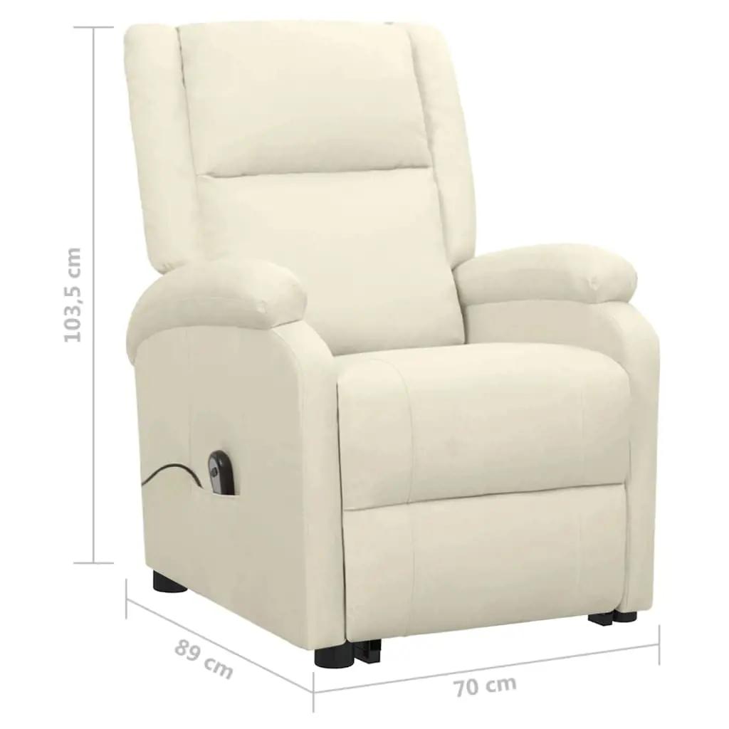 Sta-op-stoel stof crèmekleurig (8)