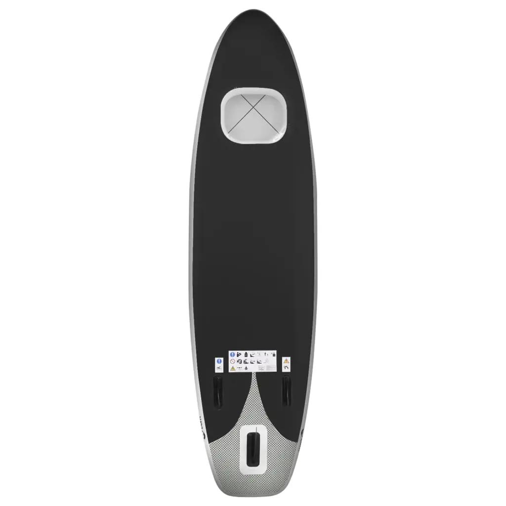 Stand Up Paddleboardset opblaasbaar 330x76x10 cm zwart (4)