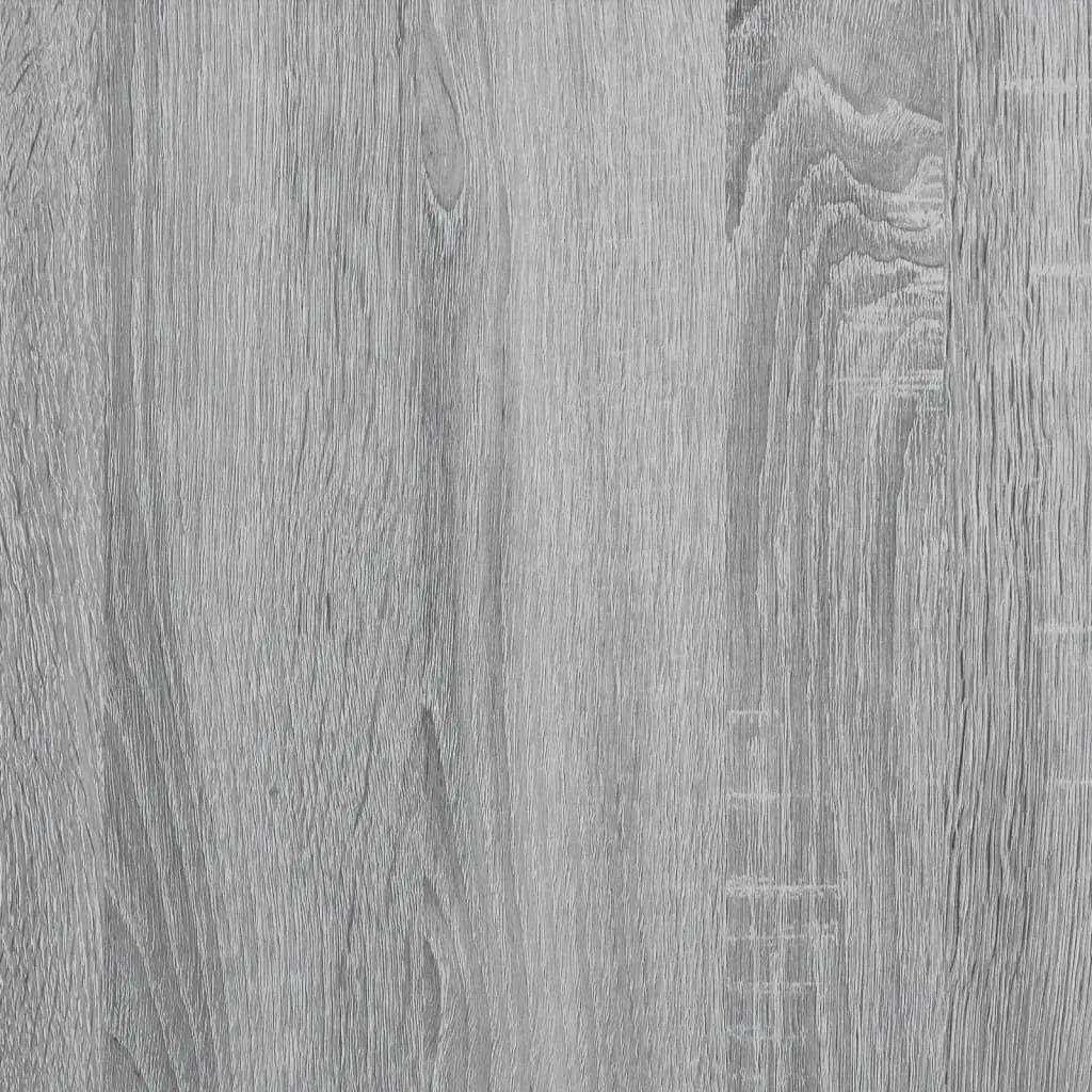 Bureau 140x50x75 cm metaal en bewerkt hout grijs sonoma eiken (9)