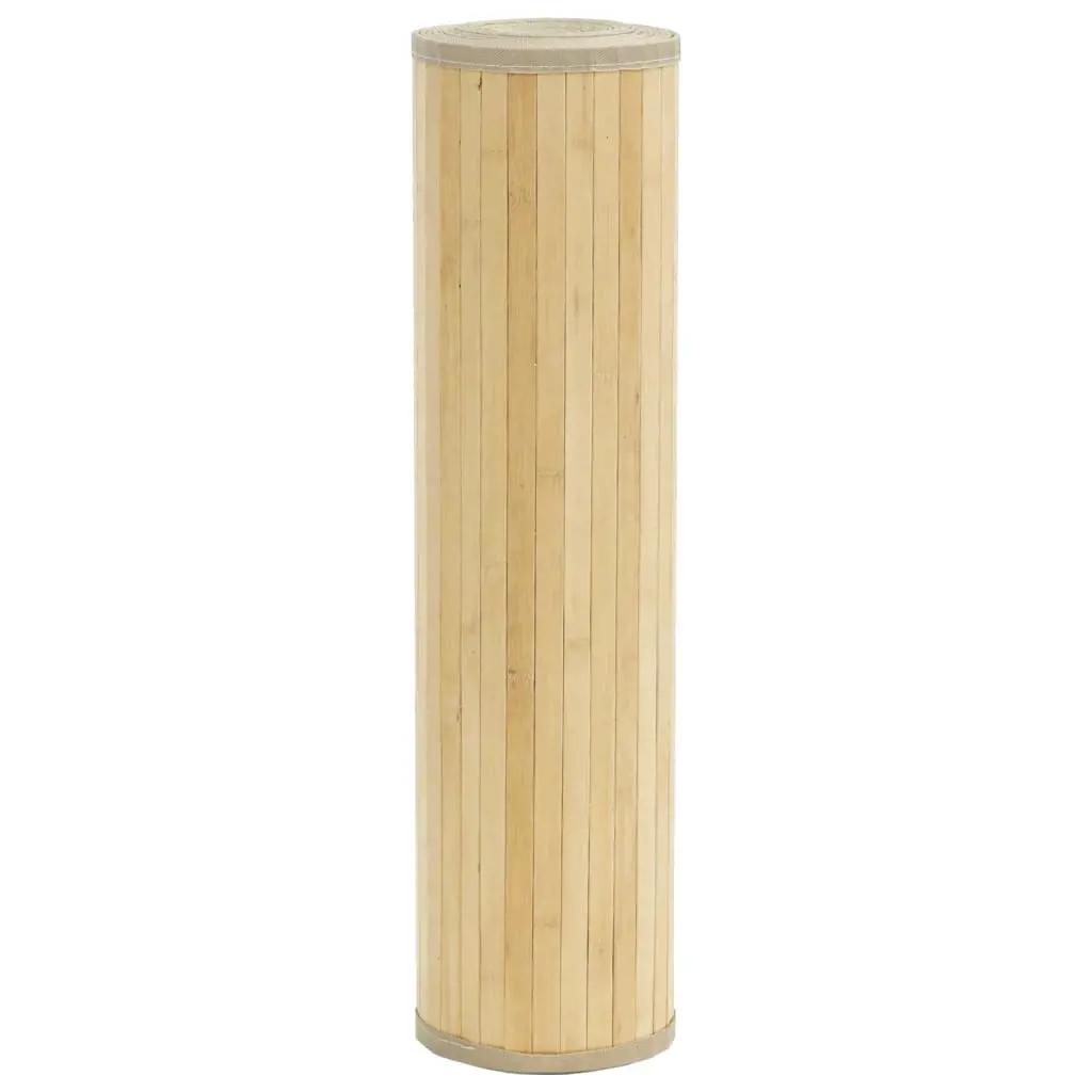 Vloerkleed rechthoekig 70x400 cm bamboe lichtnaturel (3)