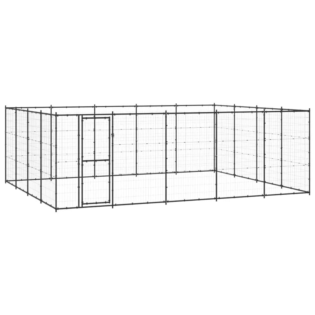Hondenkennel 24,2 m² staal