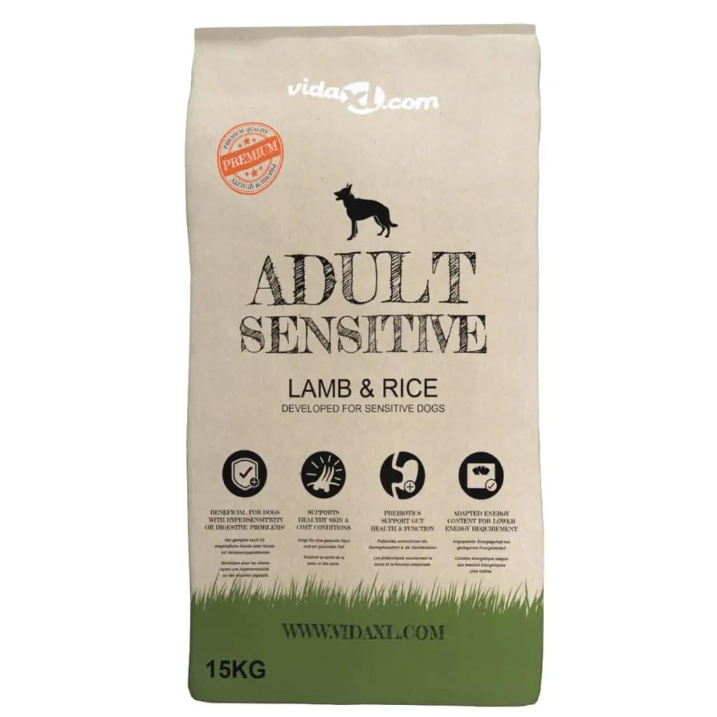 Premium hondenvoer droog Adult Sensitive Lamb & Rice 30kg 2 st (2)