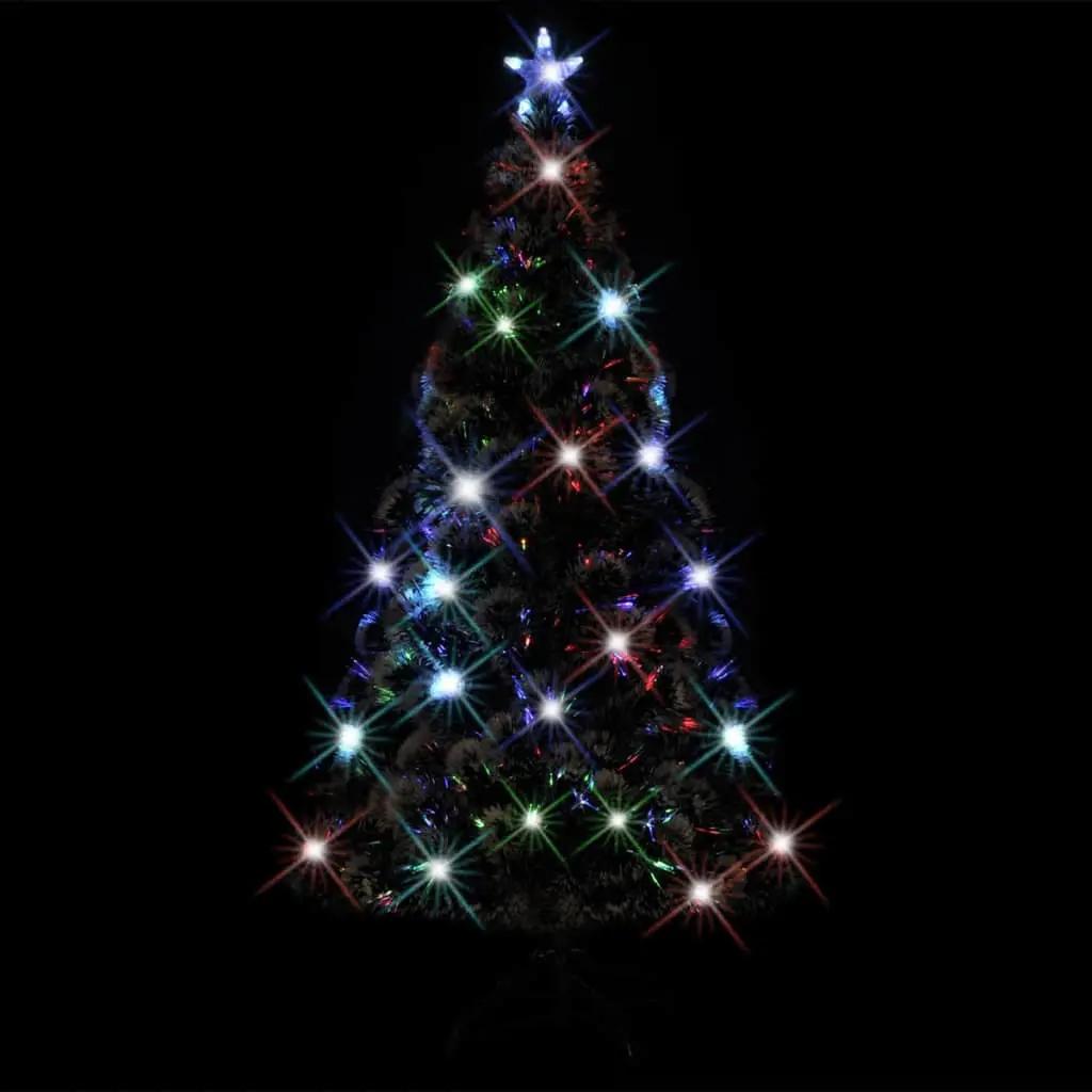 Kerstboom met LED en standaard 150 cm glasvezel (2)