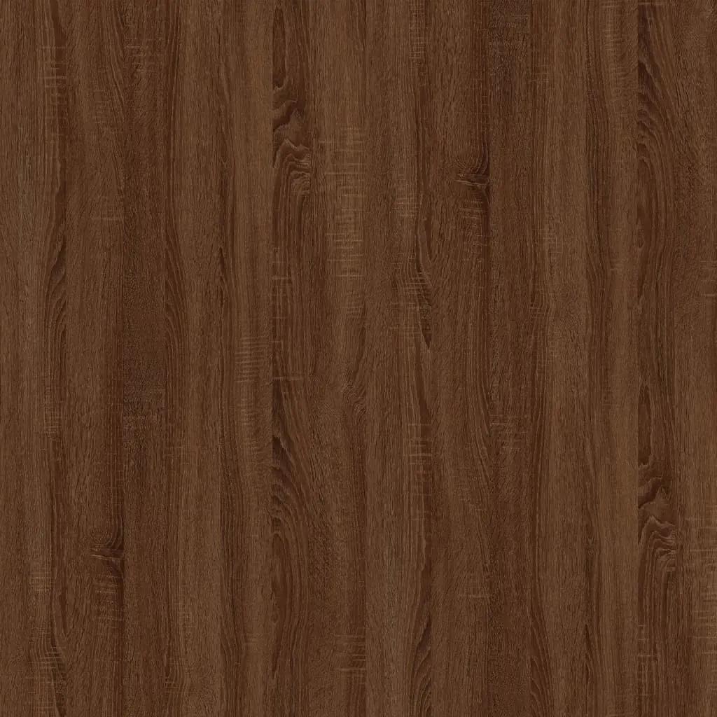 Bureau 100x49x75 cm bewerkt hout bruin eikenkleur (10)