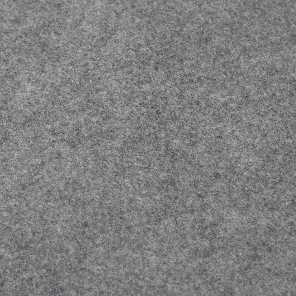 Zwembadgrondzeil 820x420 cm polyester geotextiel lichtgrijs (6)
