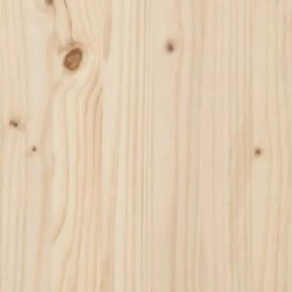 Bedframe massief hout 150x200 cm (7)