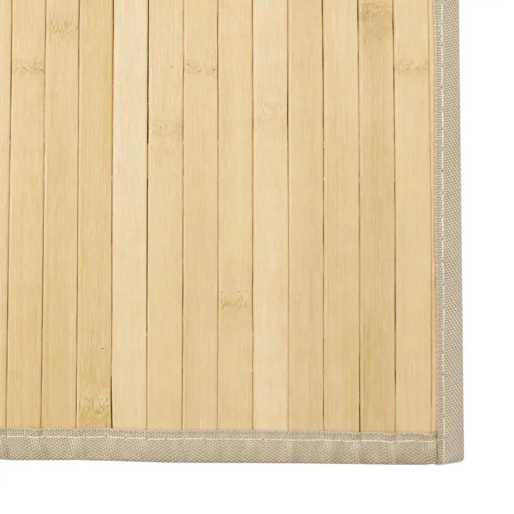 Vloerkleed rechthoekig 70x400 cm bamboe lichtnaturel (6)