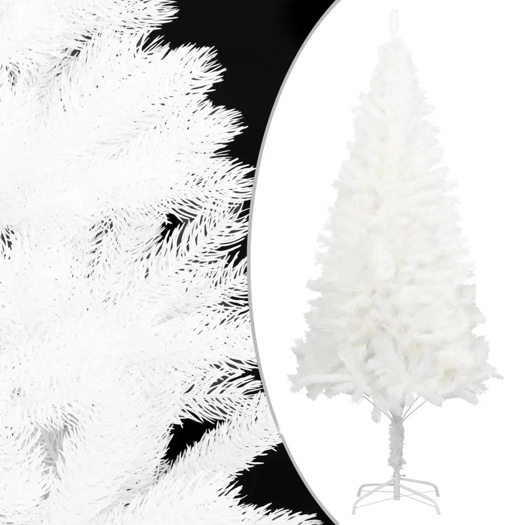 Kunstkerstboom met levensechte naalden 240 cm wit
