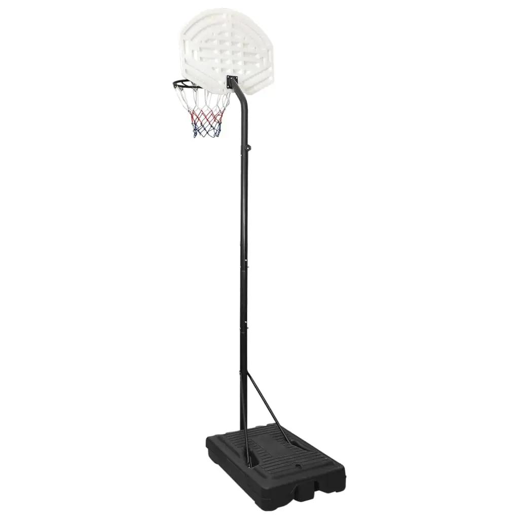 Basketbalstandaard 282-352 cm polyethyleen wit (4)