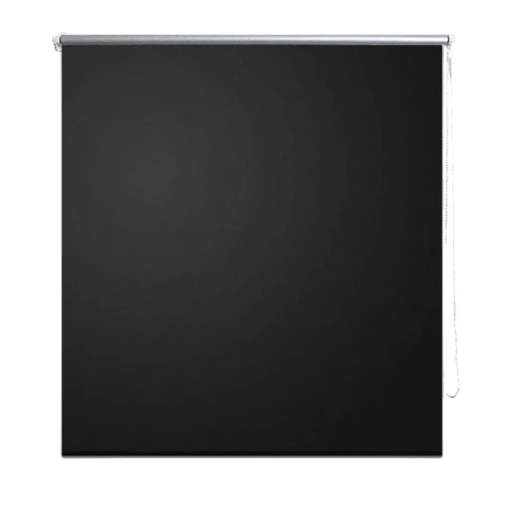 Rolgordijn verduisterend 120 x 175 cm zwart (2)
