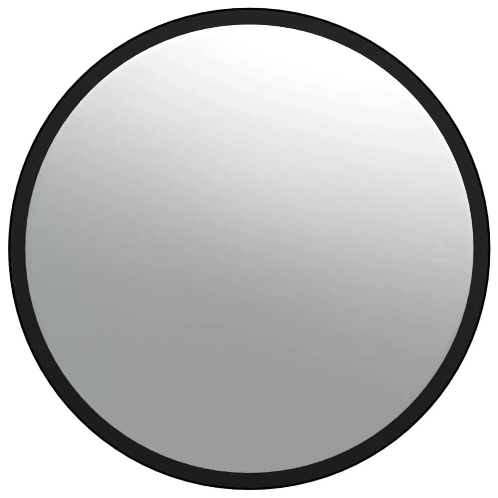 Verkeersspiegel voor binnen convex Ø40 cm acryl zwart (2)