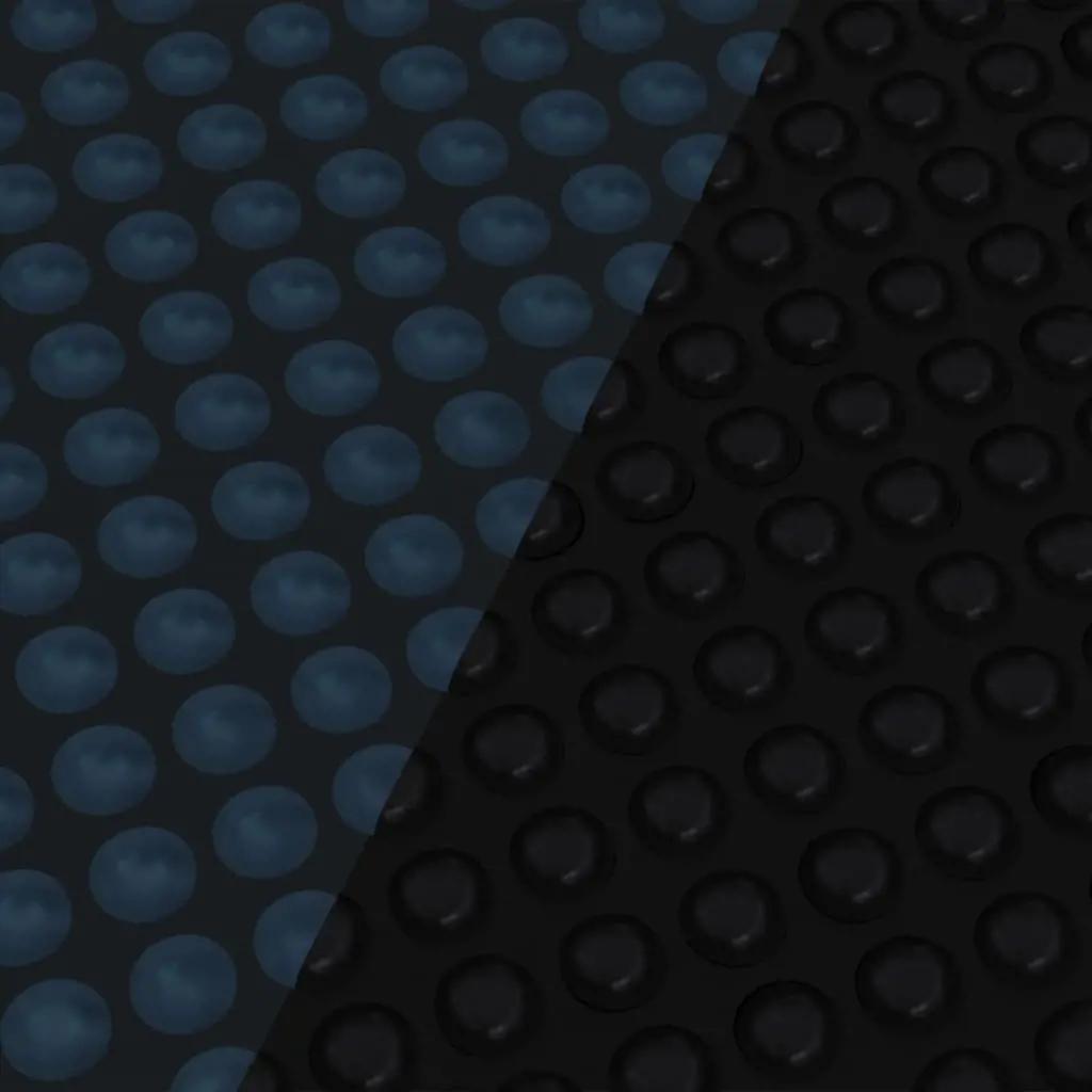 Zwembadfolie solar drijvend 975x488 cm PE zwart en blauw (4)