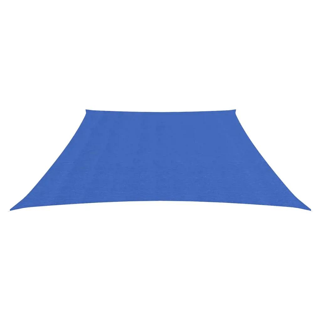 Zonnezeil 160 g/m² 3/4x2 m HDPE blauw (2)