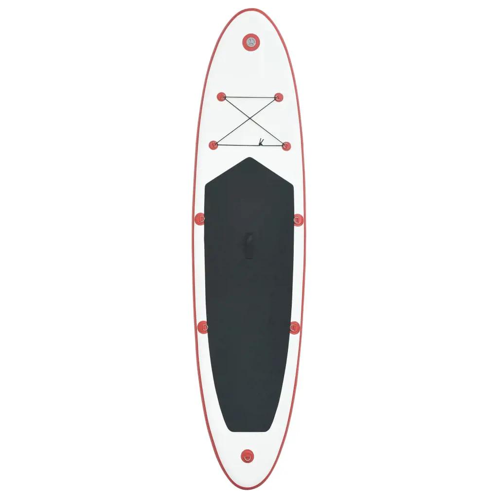 Stand-up paddleboard opblaasbaar rood en wit (3)