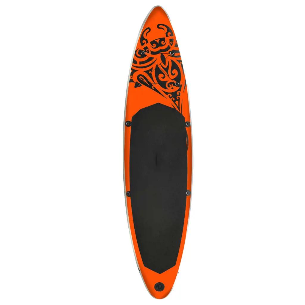 Stand Up Paddleboardset opblaasbaar 305x76x15 cm oranje (3)