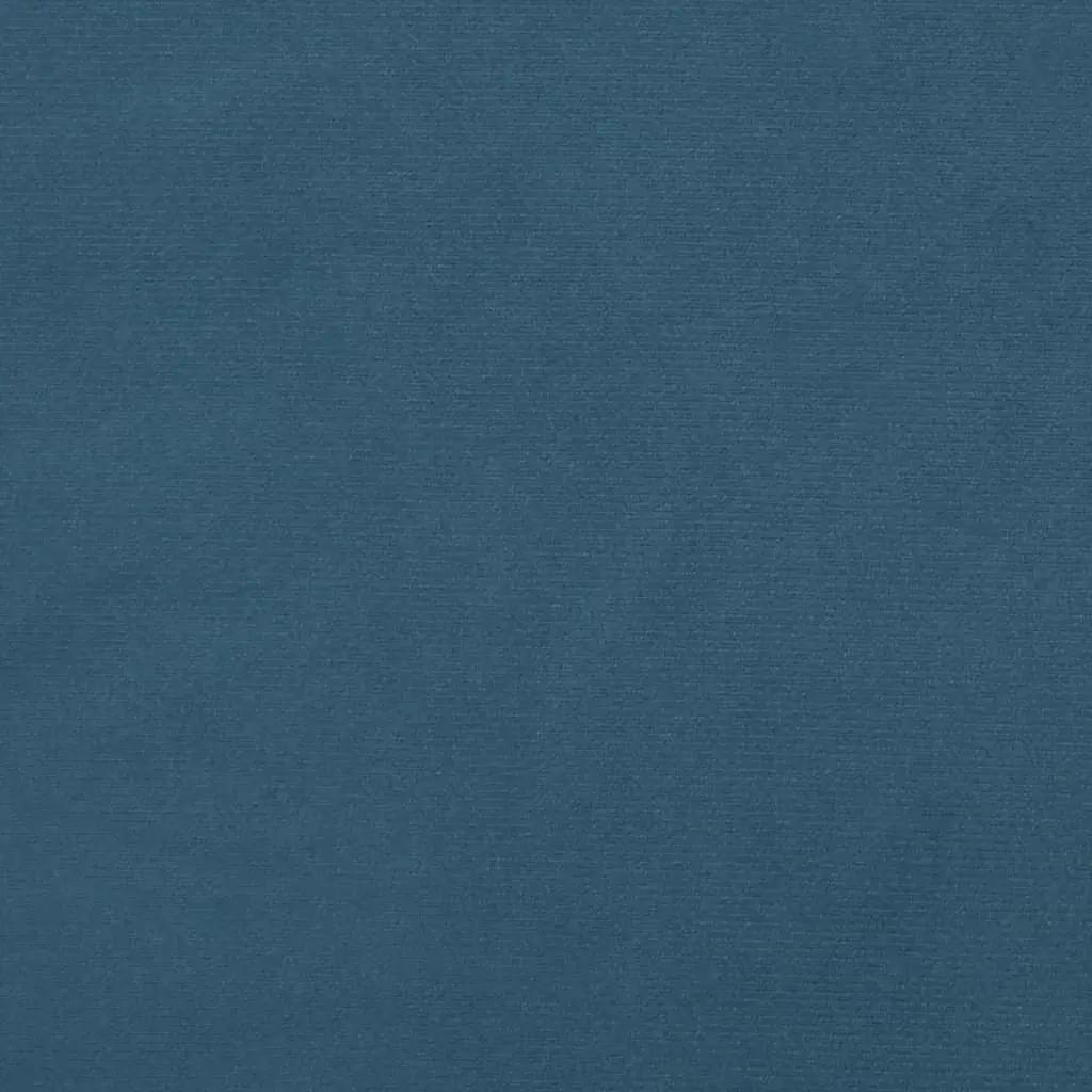 Hoofdbord 90x5x78/88 cm fluweel donkerblauw (7)