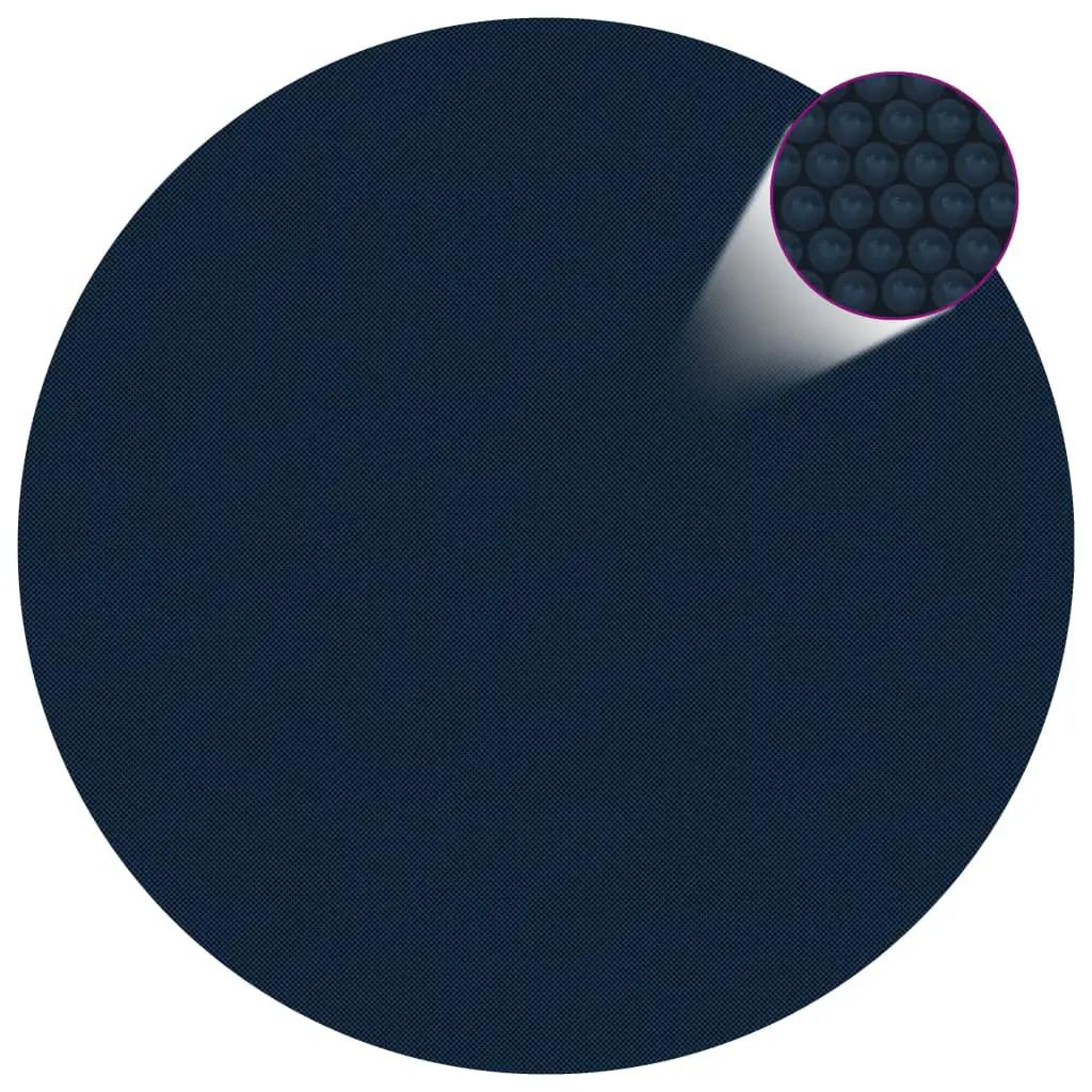 Zwembadfolie solar drijvend 250 cm PE zwart en blauw (1)