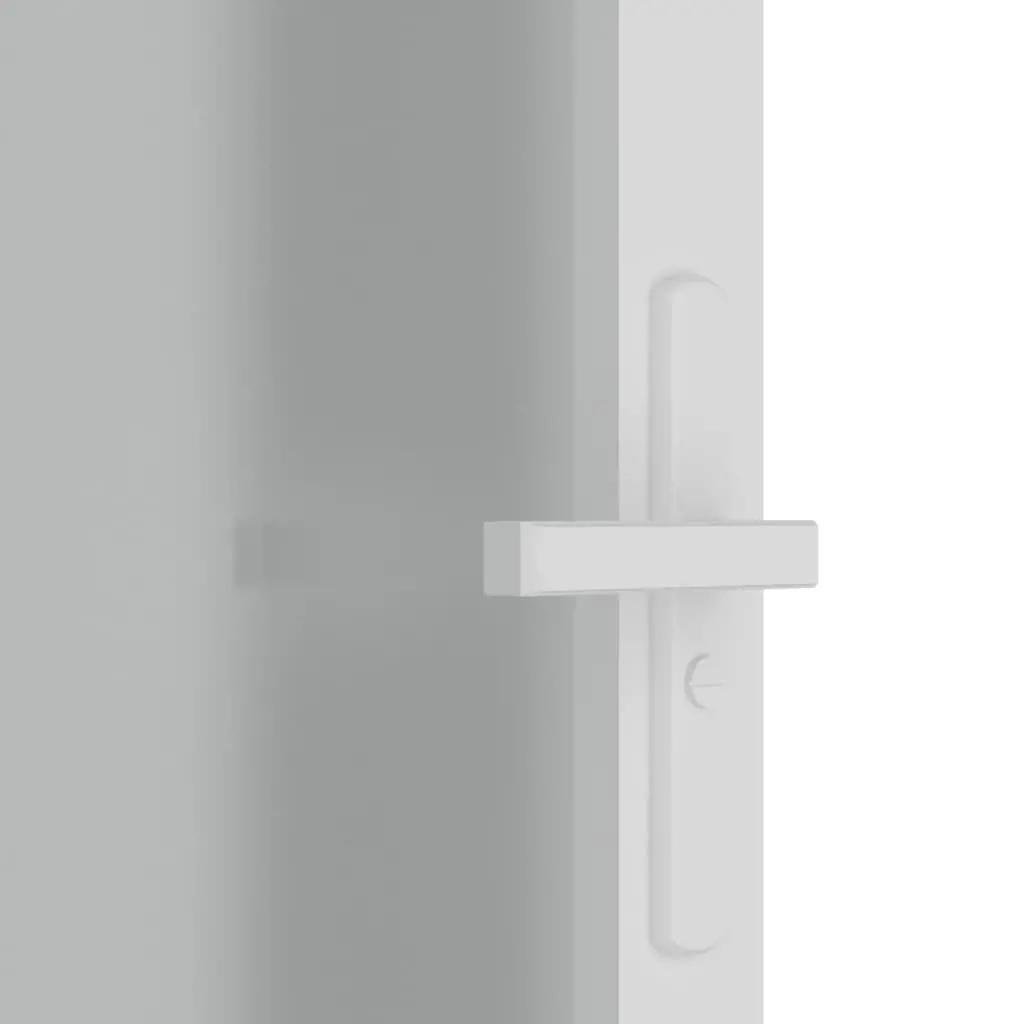 Binnendeur 93x201,5 cm matglas en aluminium wit (5)